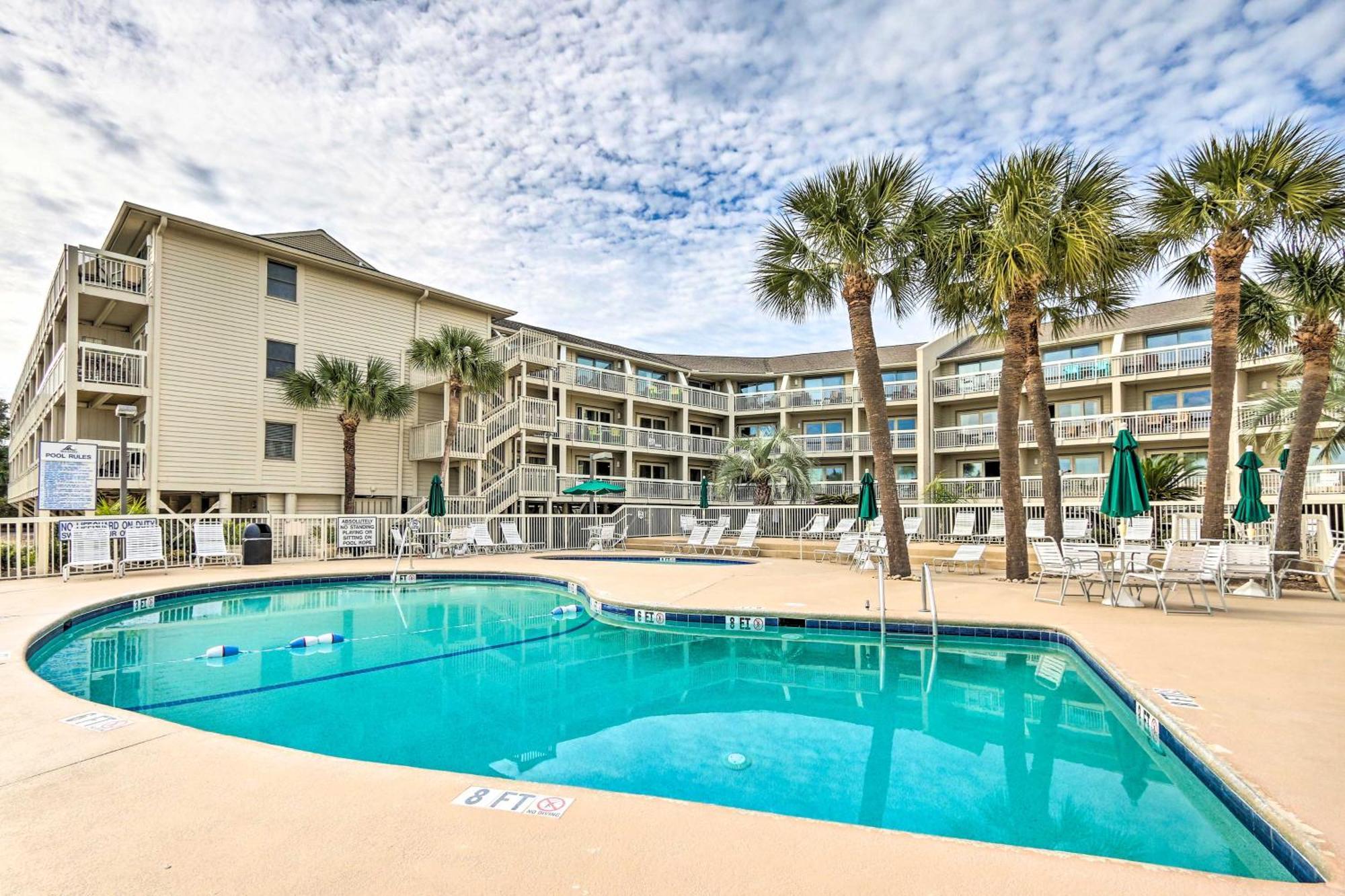 Walk To Beach Resort Condo In Hilton Head! ฮิลตันเฮดไอส์แลนด์ ภายนอก รูปภาพ